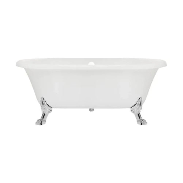 Johnson Suisse Colonial Freestanding Bath Traditional Acrylic White