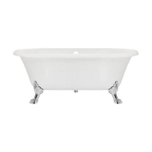 Johnson Suisse Colonial Freestanding Bath Traditional Acrylic White